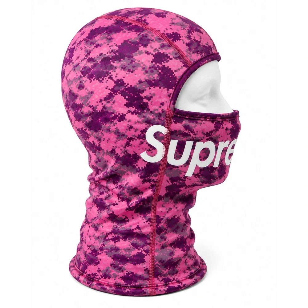 Supreme Heat Reactive Digi Camo Balaclava Pink FW25H98 Face Mask OS New